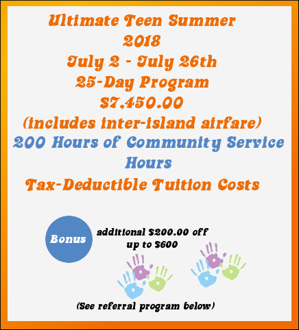 Teen Summer Camp Program in Hawaii