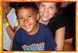 Main slideshow for summer camp teens during service projects in Hawaii